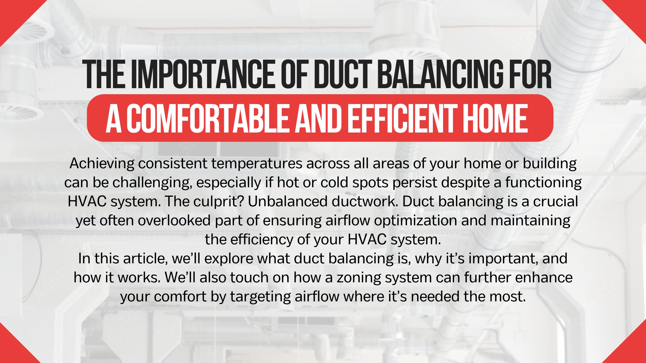 duct balancing
