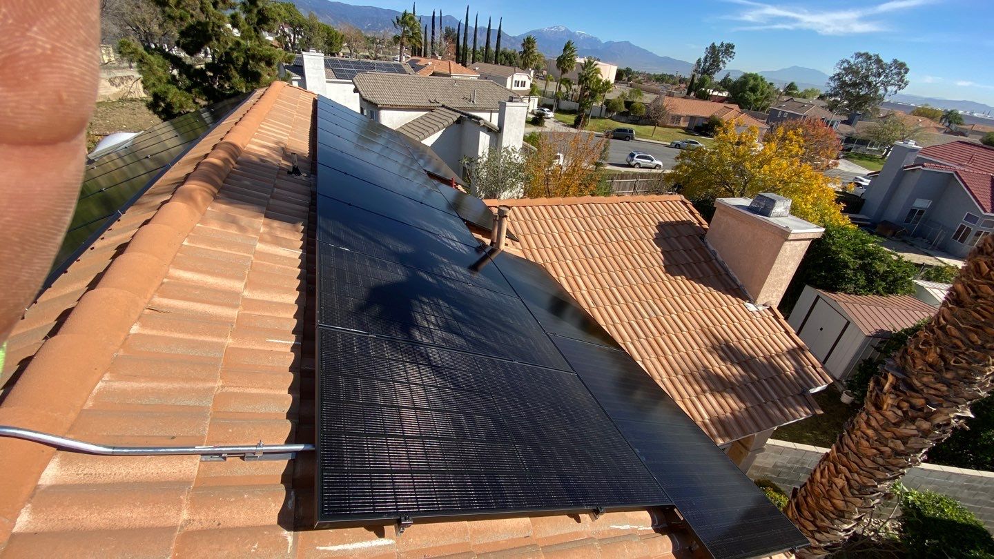 solar installation for a homeowner in california