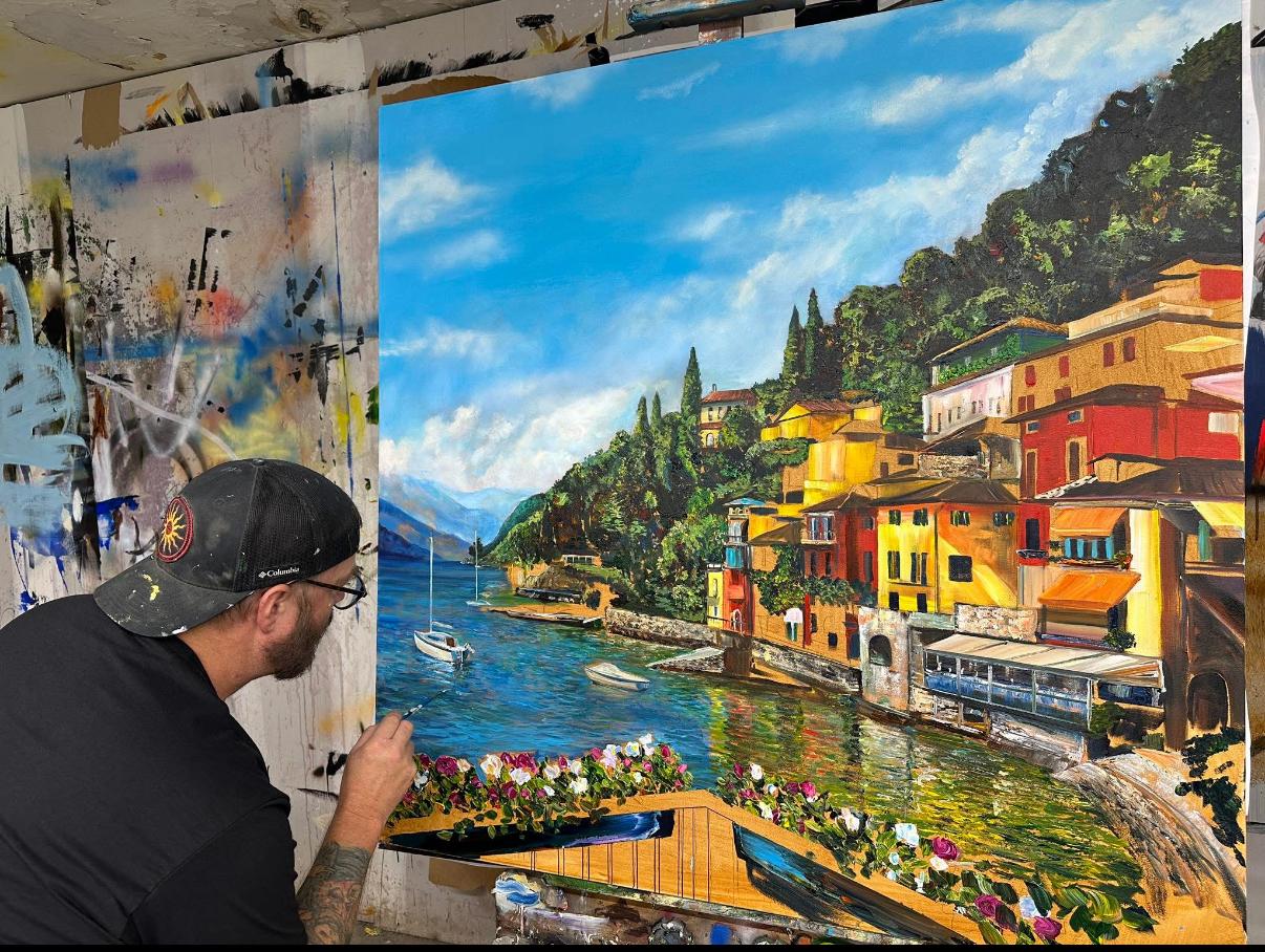 Live painting by Paul Eade