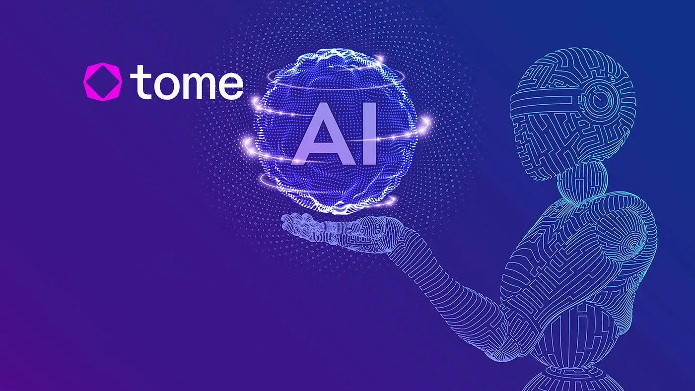 Tome AI-powered storytelling and presentation tool generating visually engaging slides. Tome AI-powered storytelling and presentation tool generating visually engaging slides.
