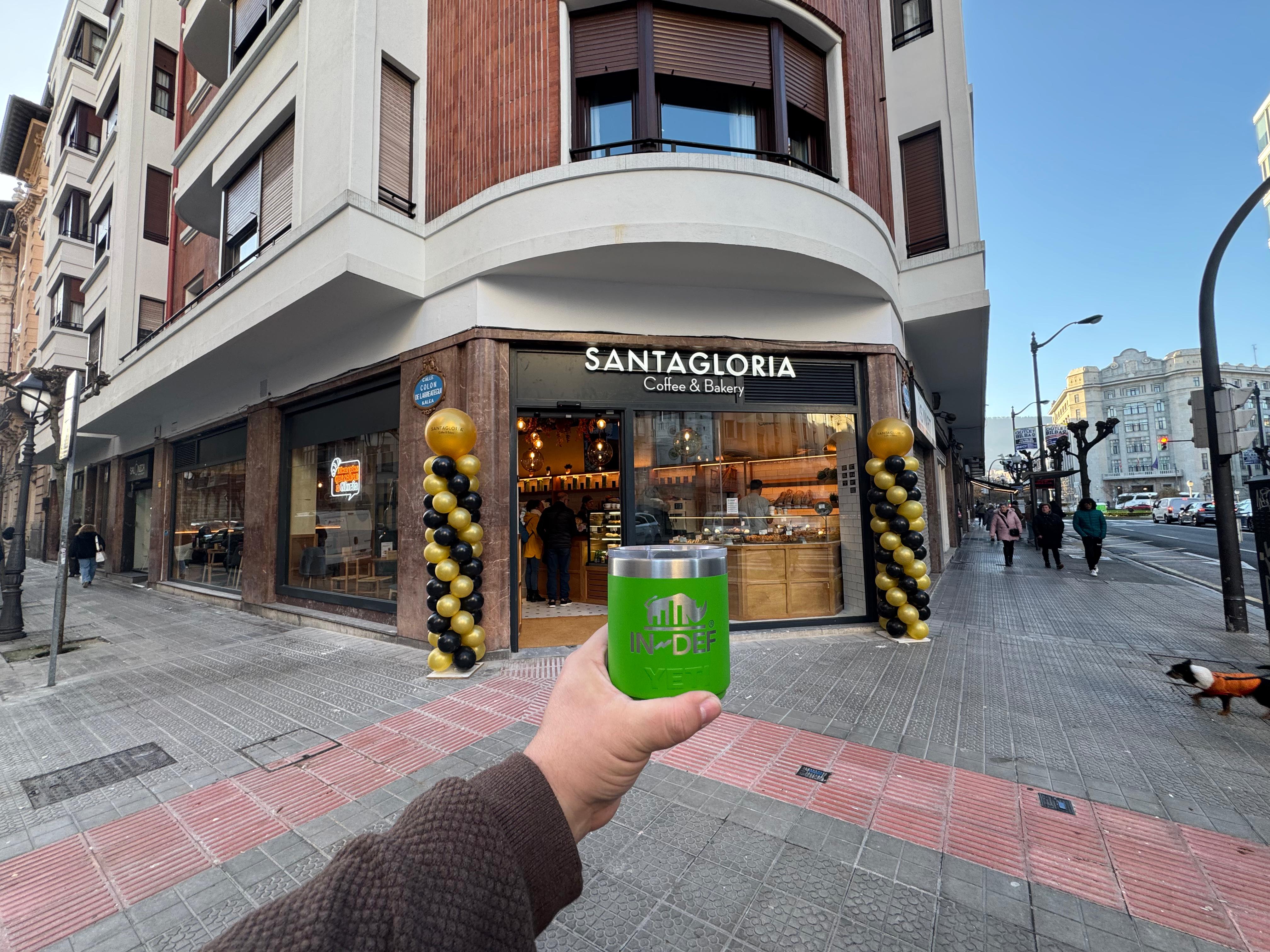 Clientes disfrutando