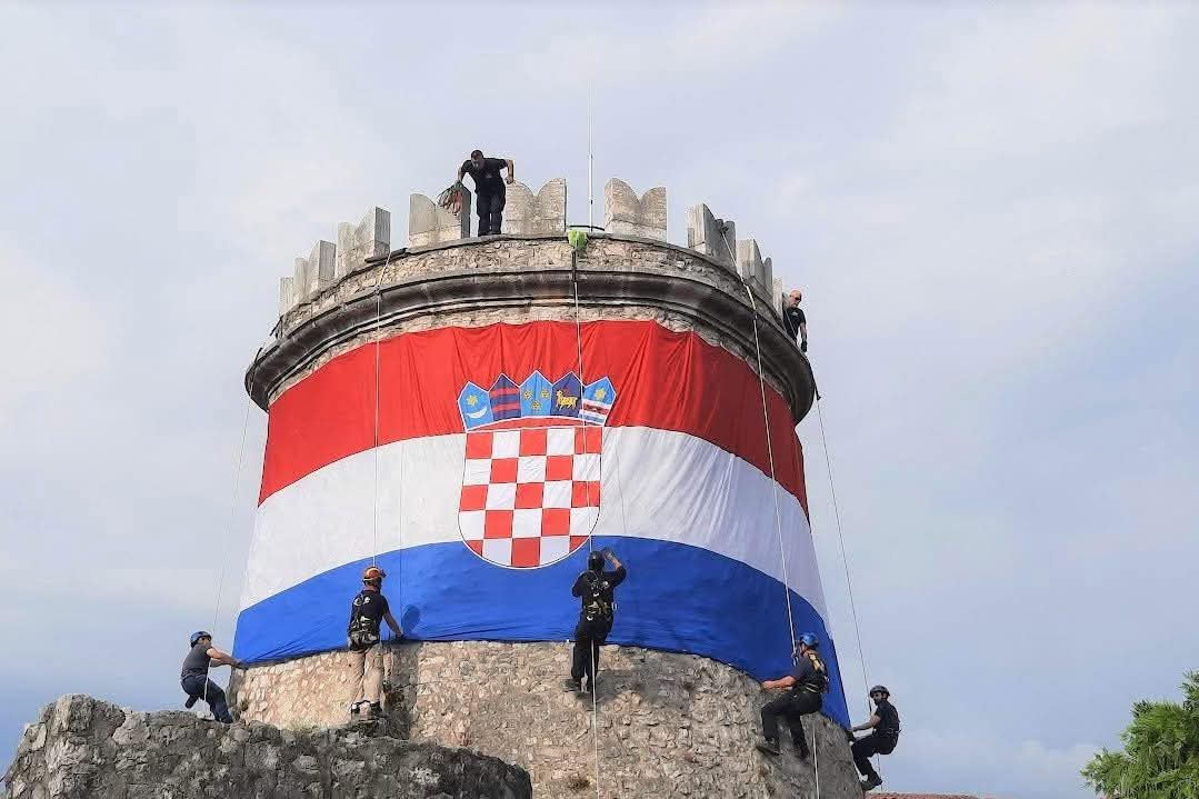 Hrvatska zastava na Trsatu Dan državnosti 2025