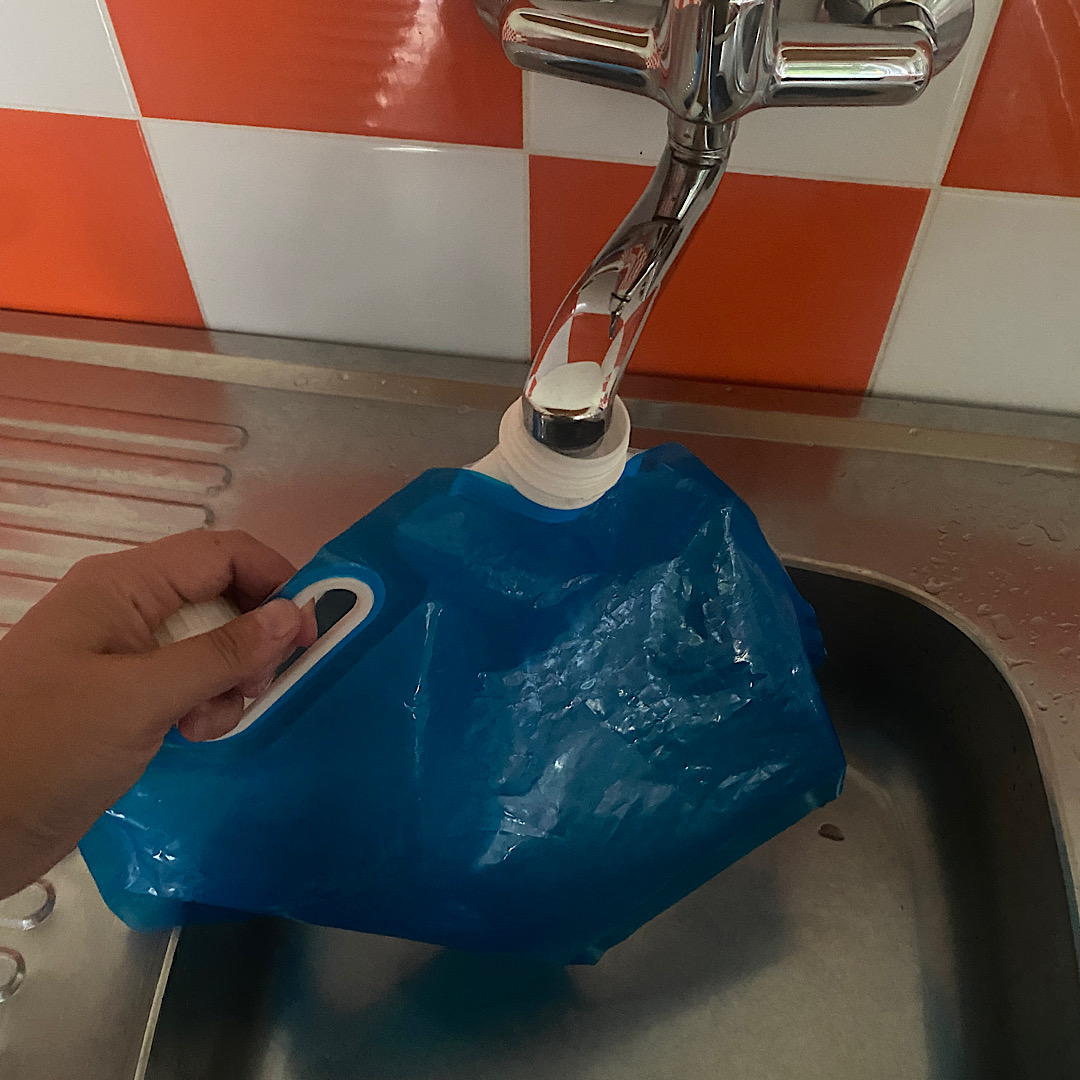 Wasser auffüllen