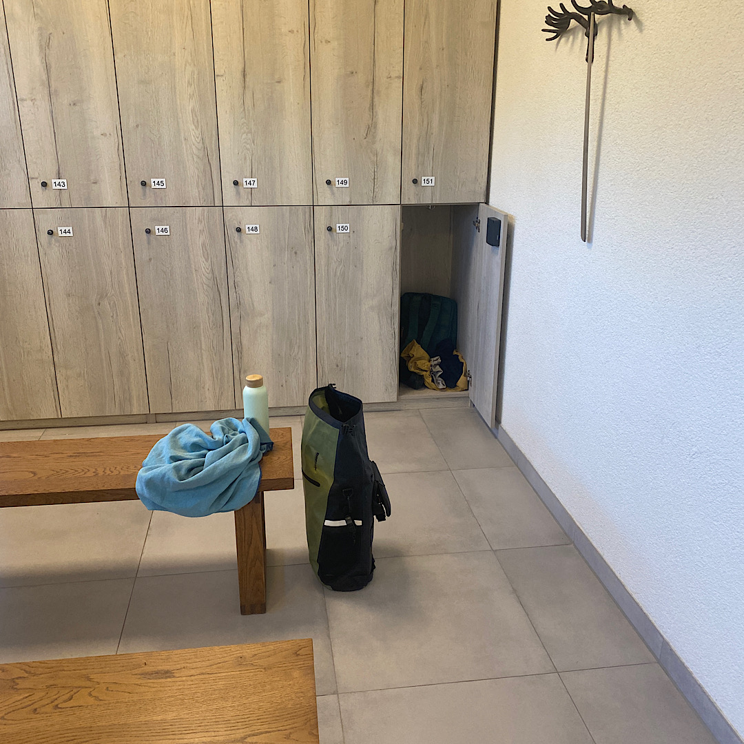 Fitnessstudio Umkleideraum