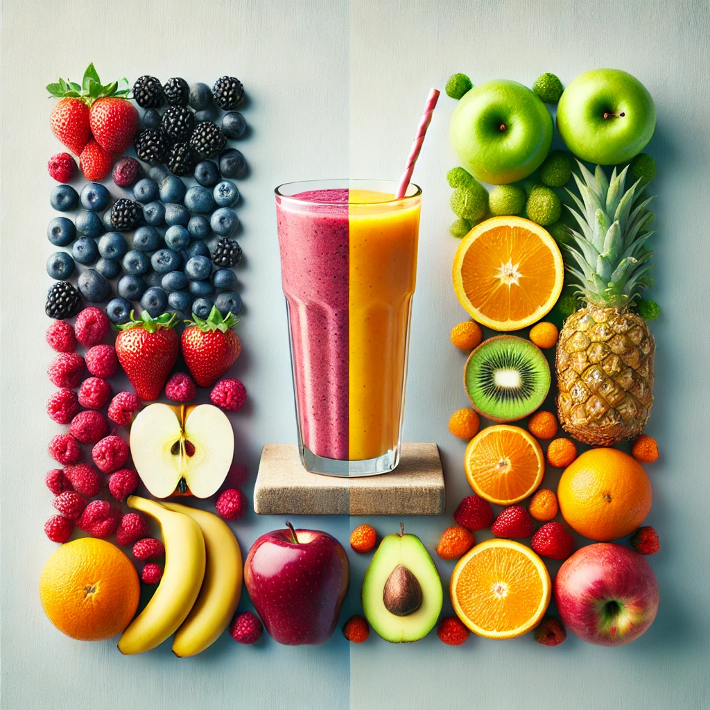 Smoothie vs. ganzes Obst