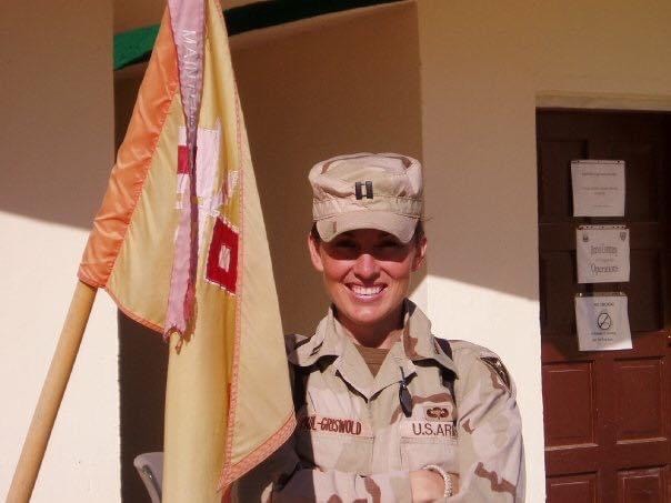 Melany Paul Hall, class of 1992, served as an Army Captain in Iraq