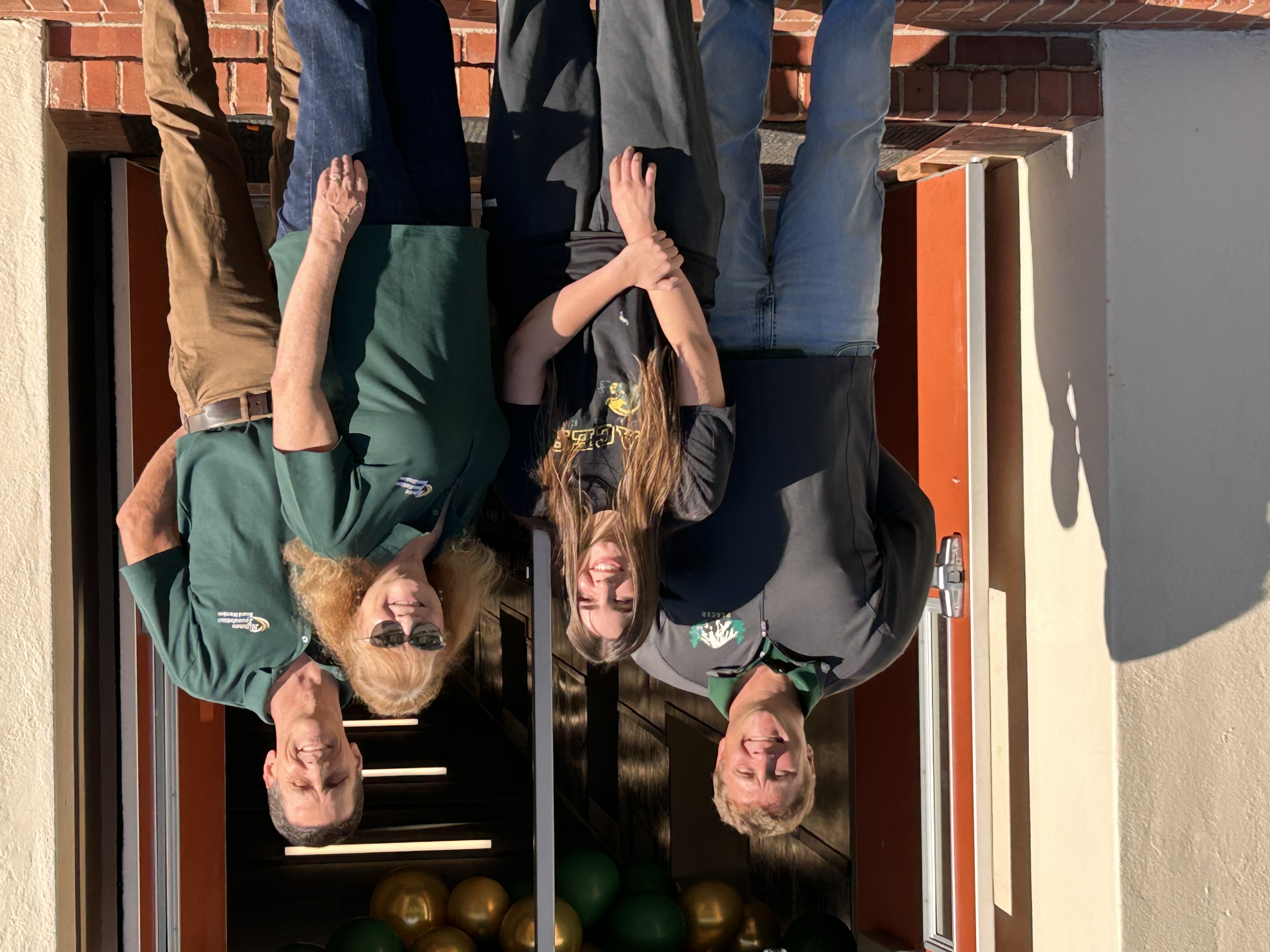 Placer High mural artist Ashlyn Rand (front) pictured with faculty member Brett Belanger, Hillmen Foundation Chair David Odom, and immediate past chair Shana Fain McDonald. Placer High mural artist Ashlyn Rand (front) pictured with faculty member Brett Belanger, Hillmen Foundation Chair David Odom, and immediate past chair Shana Fain McDonald.