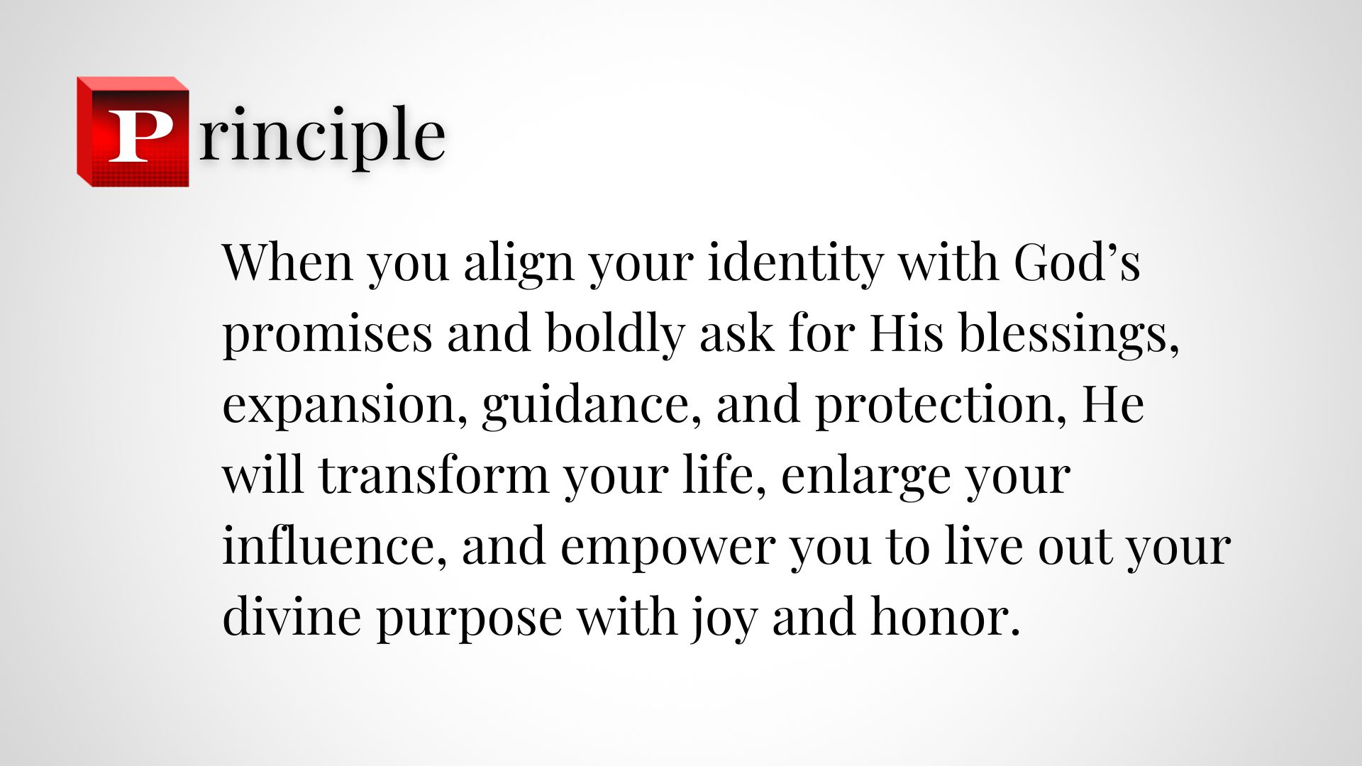 principle
