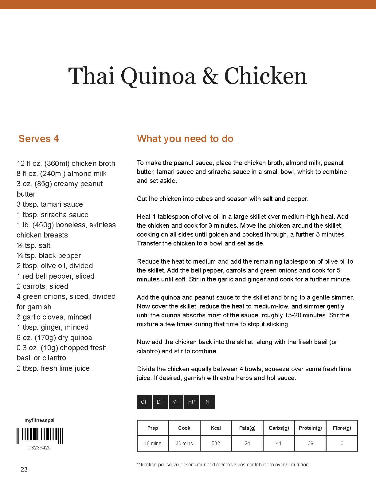 Thai Quinoa Chicken