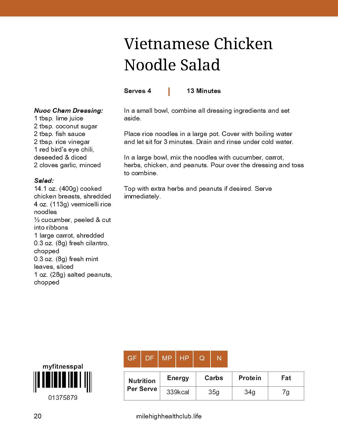 Vietnamese Chicken Noodles