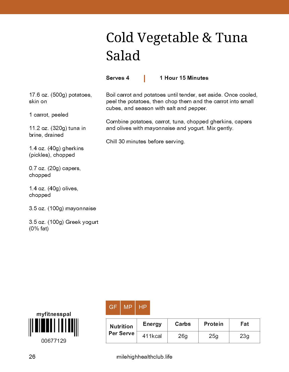 Vegetable Tuna Salad