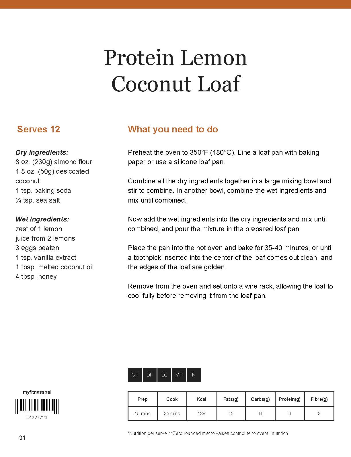 Lemon Coconut Loaf