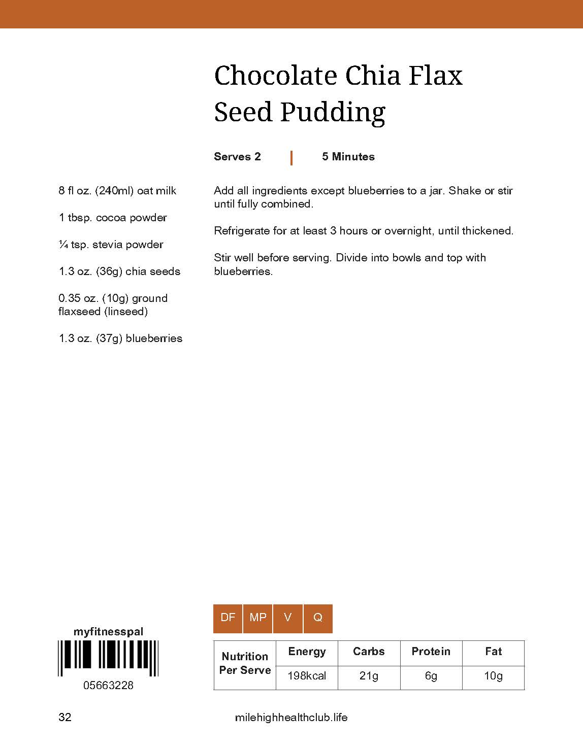 Chocolate Chia Pudding