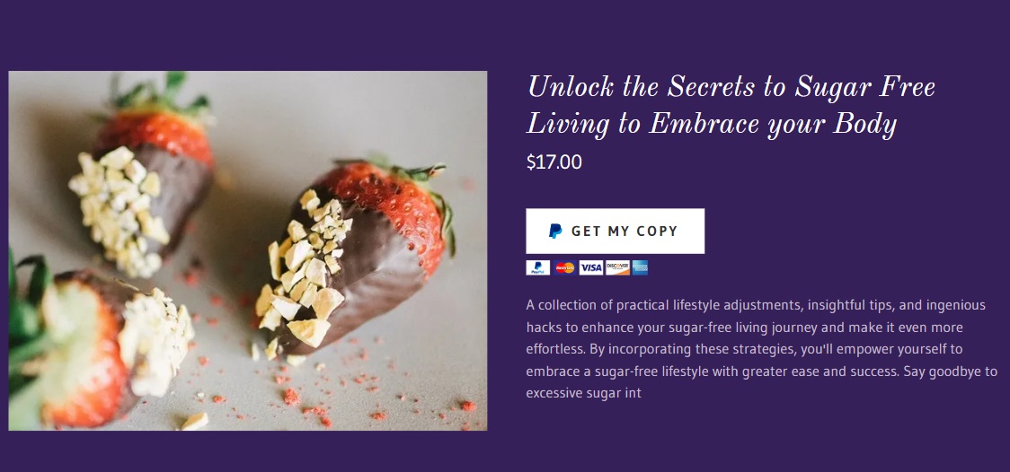Unlock the Secrets to Sugar Free Living to Embrace your Body