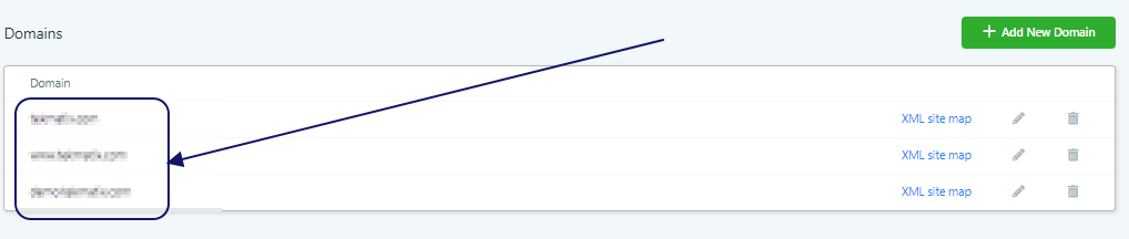 Adding Domains