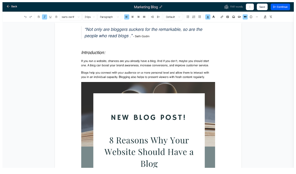 How to Create a Blog Post