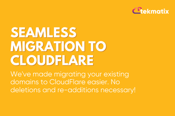 Seamless Migration to CloudFlare