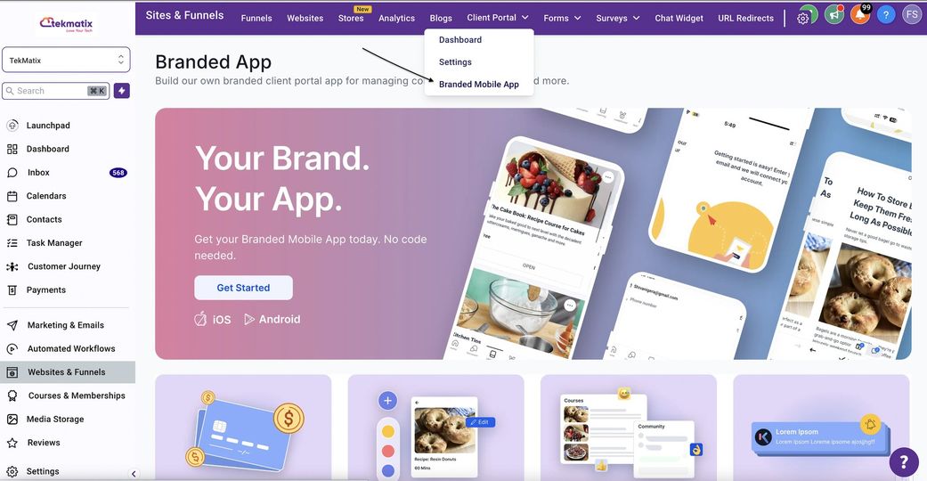 Introducing the Branded Client Portal Mobile App