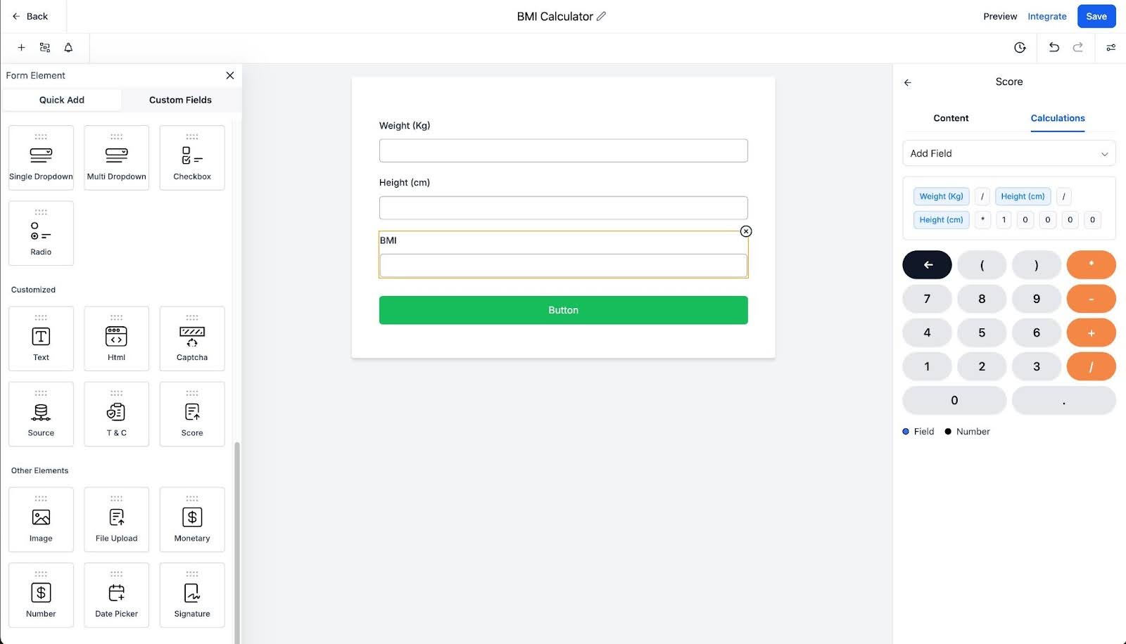 How To Perform Math Calculations in Forms and Surveys with Tekmatix