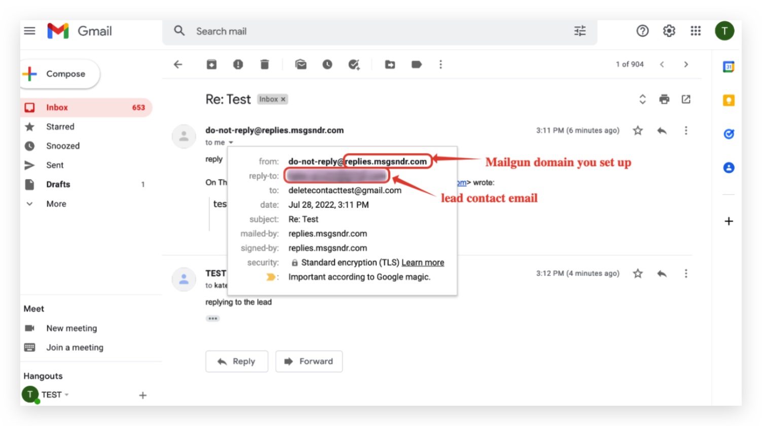Mailgun Domain You Set Up 