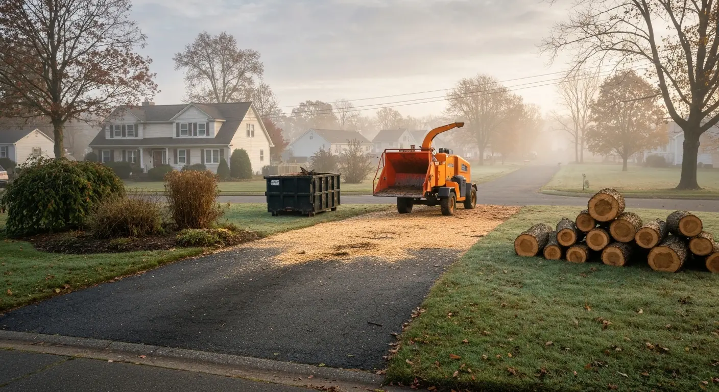 Storm damage cleanup
