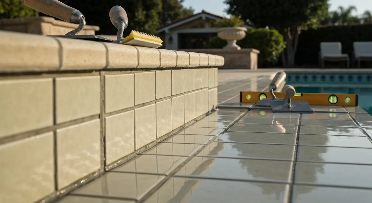 New tile installation