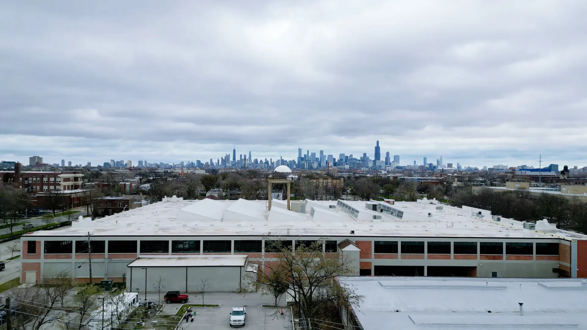 3300 W. Franklin Blvd. Chicago — 108,200 sq ft Fully Adhered TPO commercial roofing project by Windward Roofing