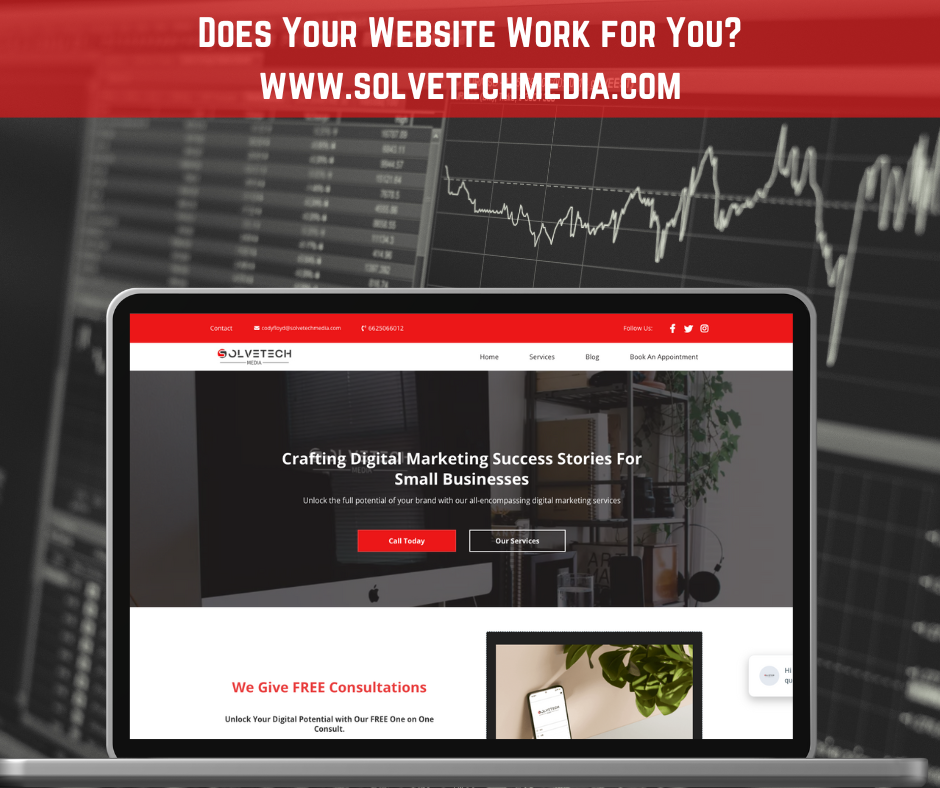 Your Website should work for you. Tupelo Ms Digital Marketing