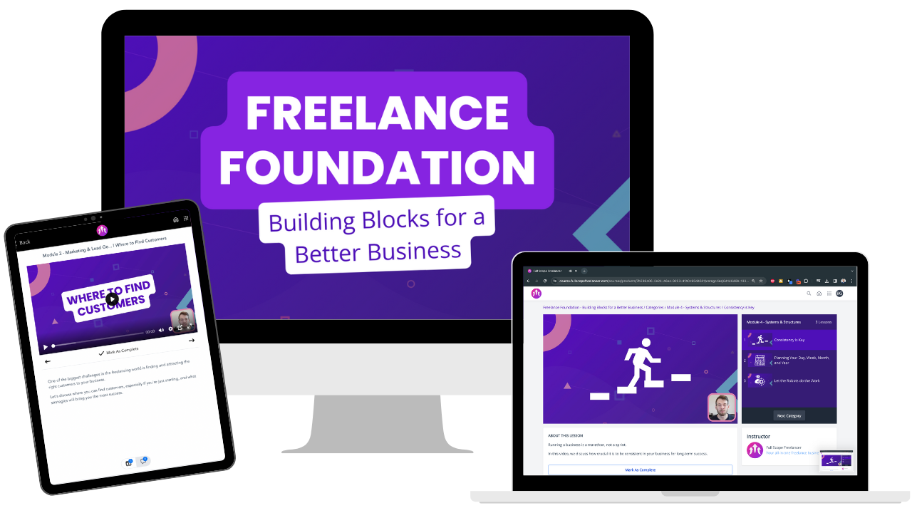 Freelance Foundation free course for freelancers