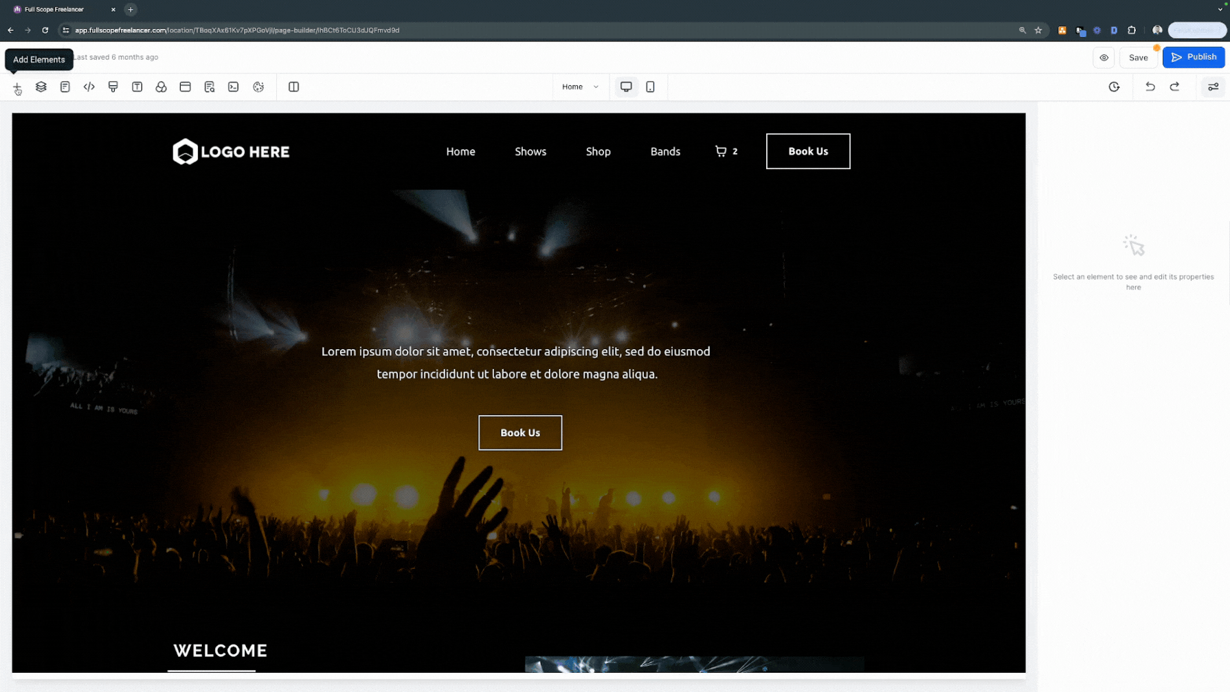 Drag and Drop Website Builder Full Scope