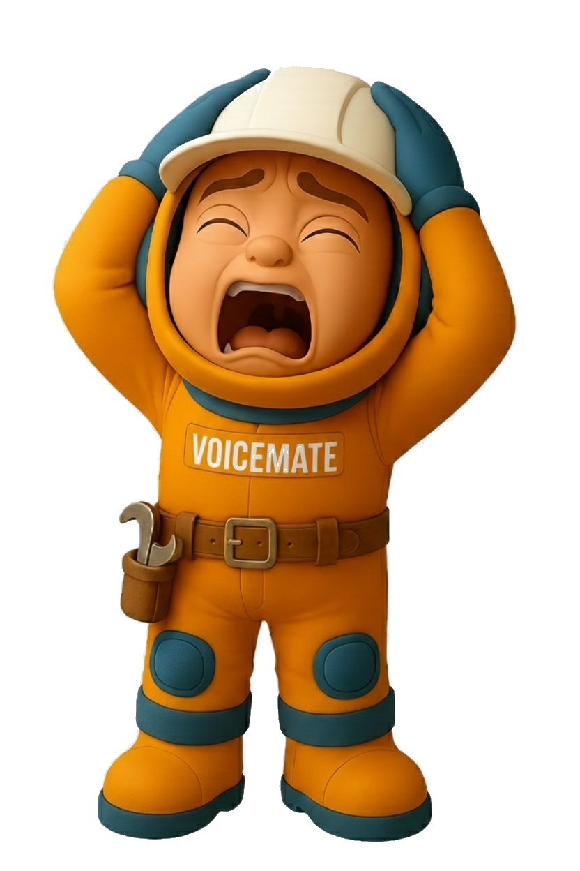 Sad crying robot - 404 error