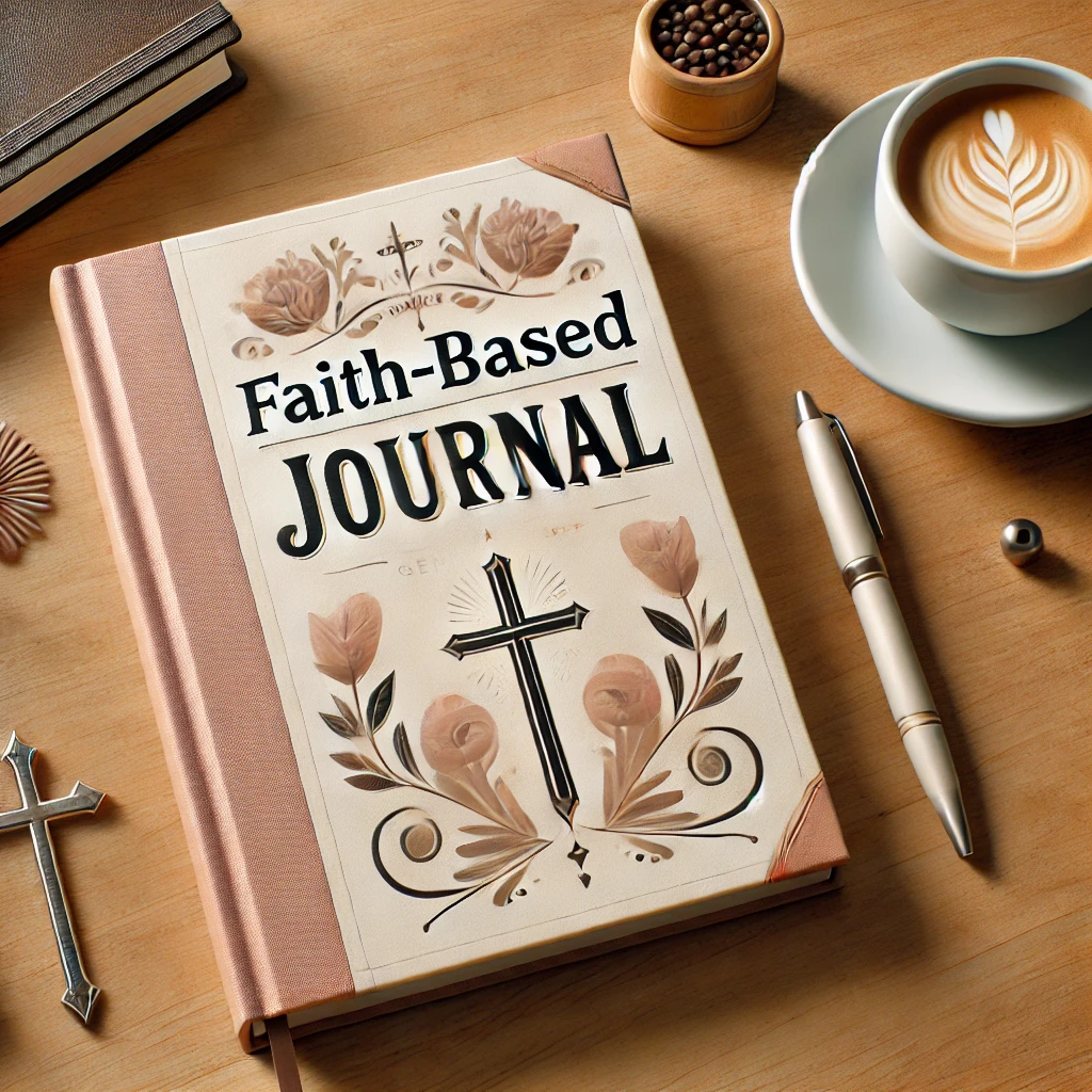 Faith-based journal featuring a decorative cover with a Bible verse, ideal for documenting prayers and spiritual growth. Faith-based journal featuring a decorative cover with a Bible verse, ideal for documenting prayers and spiritual growth.