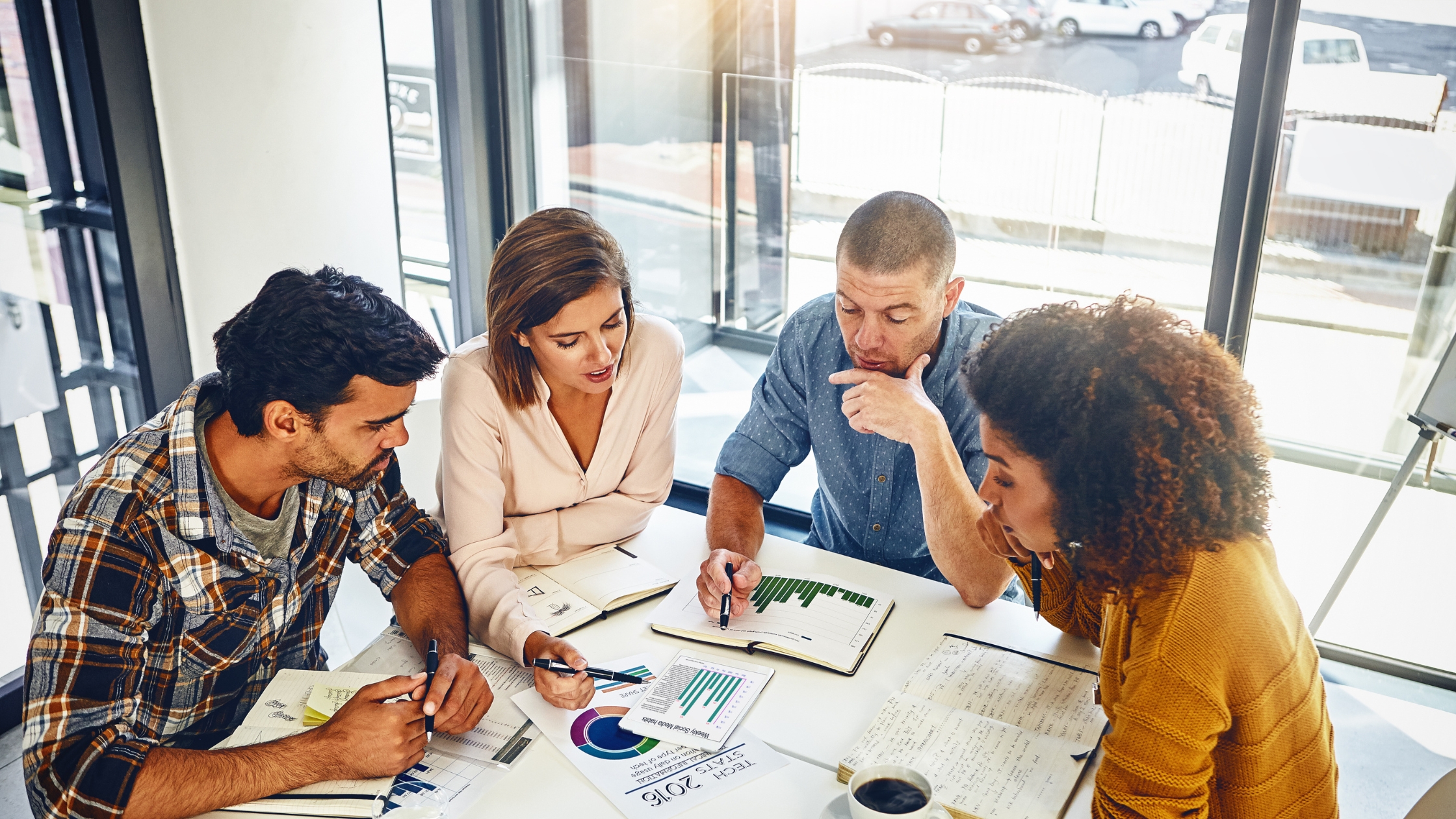 Business strategy meeting for growth.