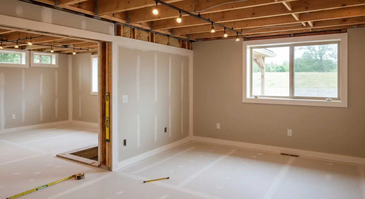 Basement finishing project