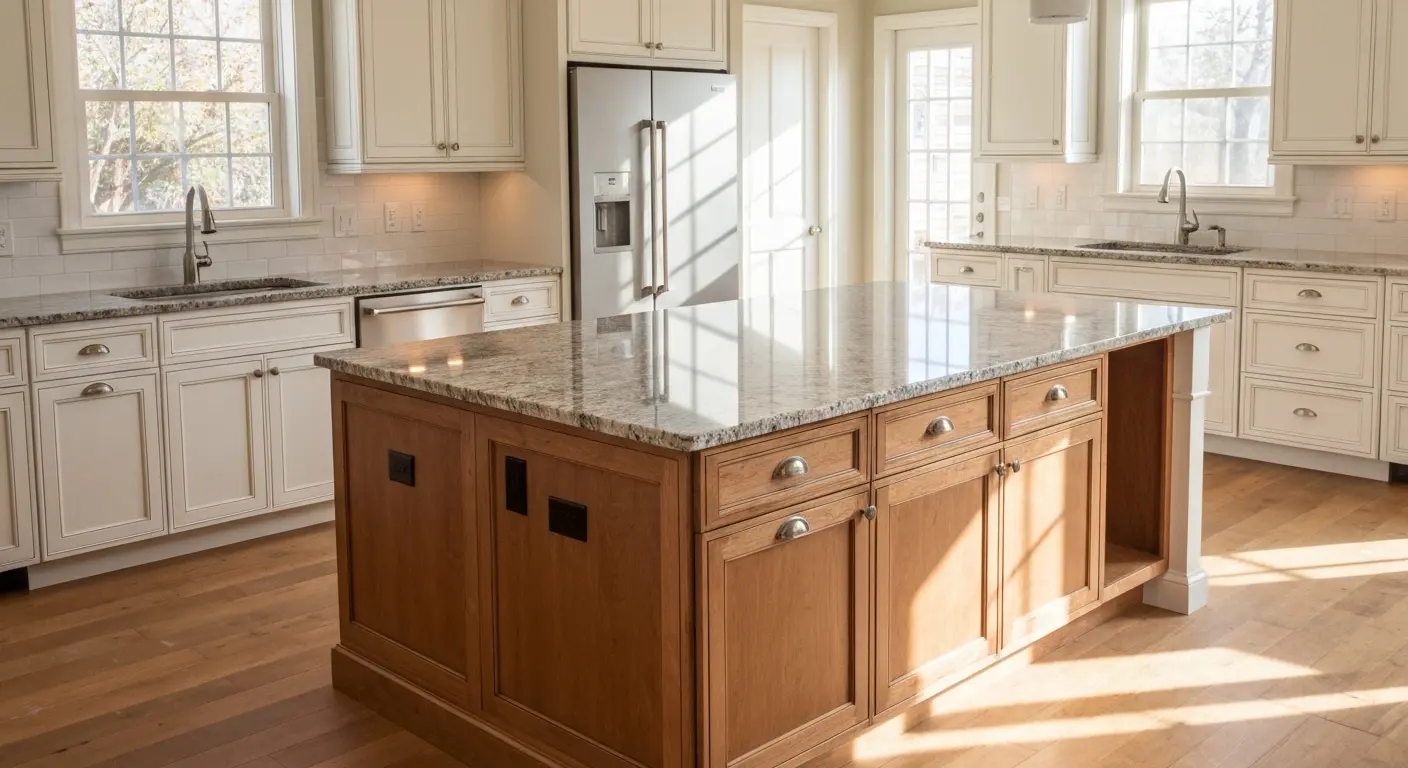 Kitchen remodel with island
