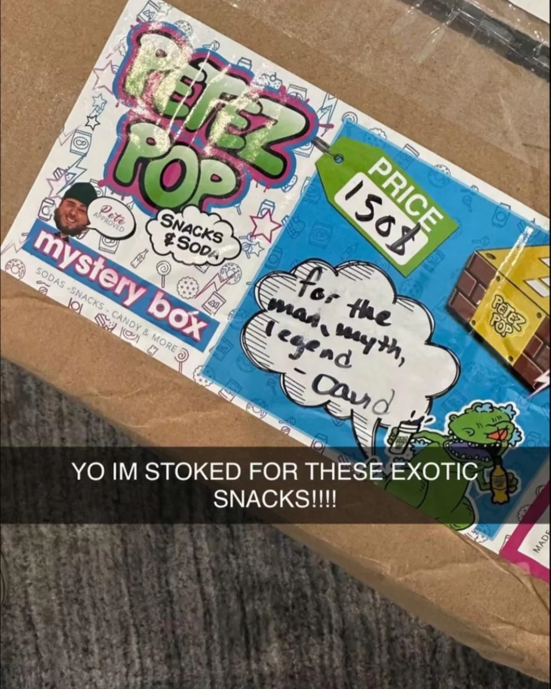 Custom branded snack box