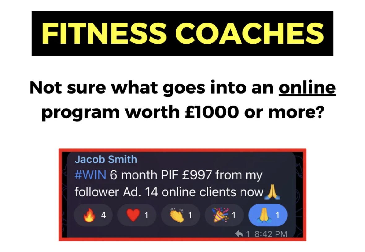 high-ticket fitness example high-ticket fitness example