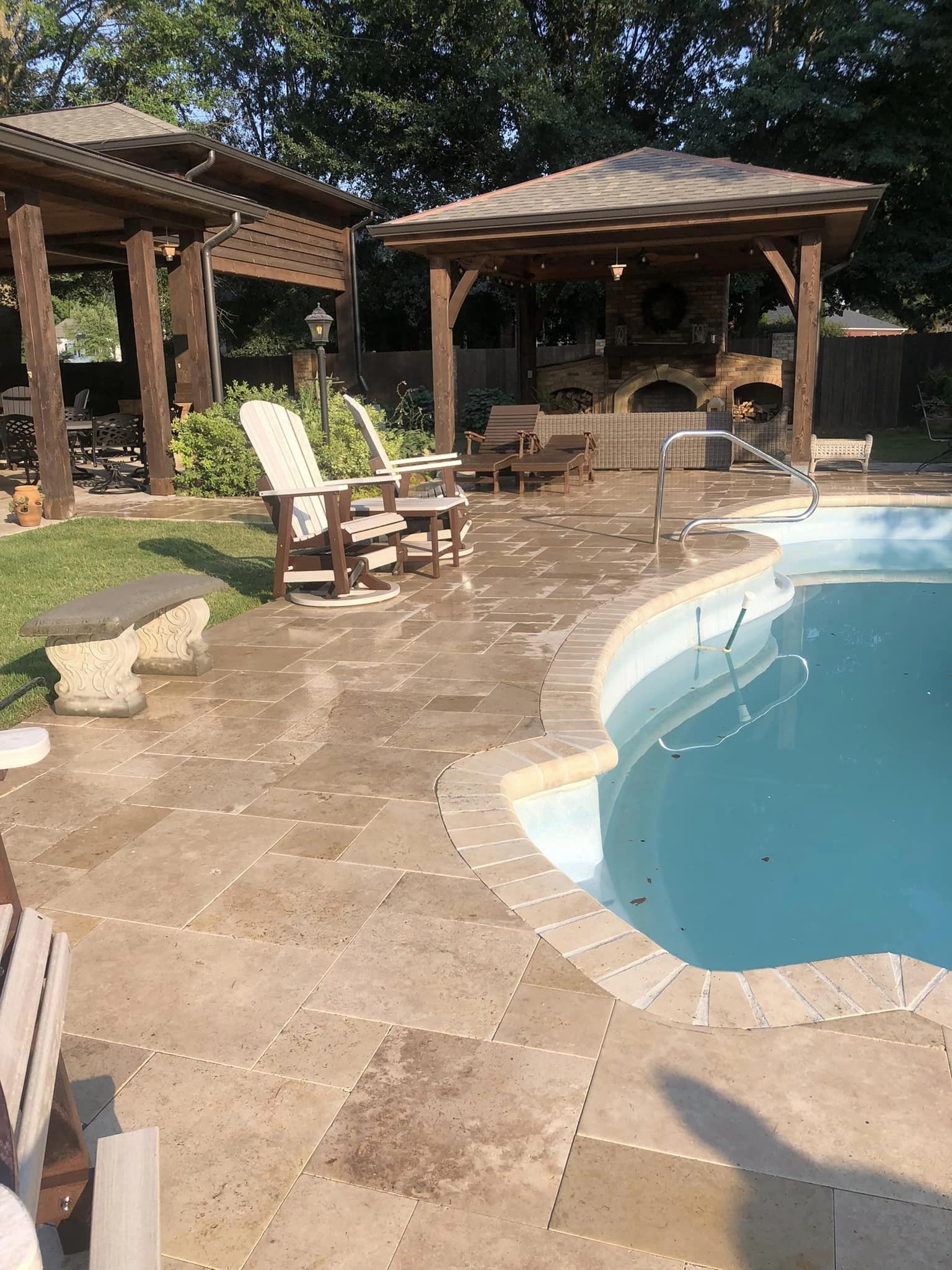 pool deck