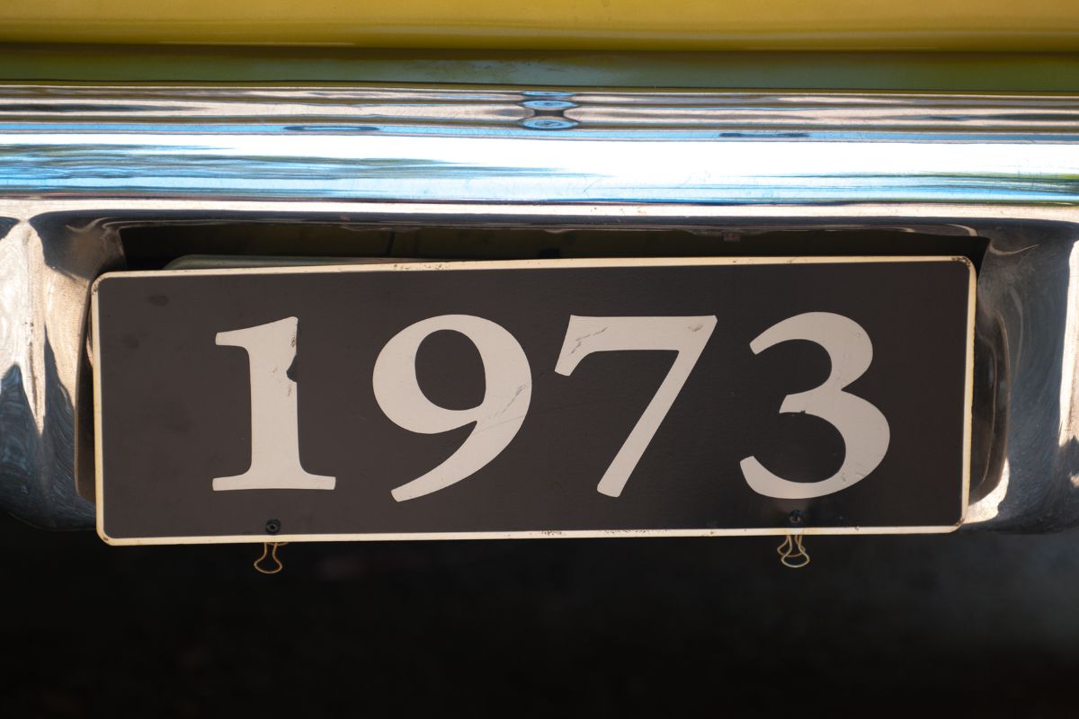 license plate of old car license plate of old car