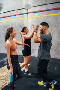 people doing crossfit training