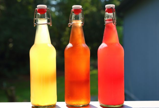 Moment convivial de dégustation du kombucha pétillant, une boisson fermentée saine et rafraîchissante, idéale pour accompagner une alimentation équilibrée. Moment convivial de dégustation du kombucha pétillant, une boisson fermentée saine et rafraîchissante, idéale pour accompagner une alimentation équilibrée.
