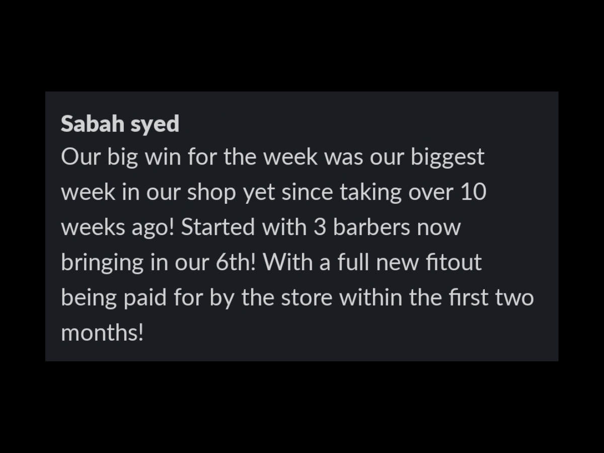 Barber win screenshot 6