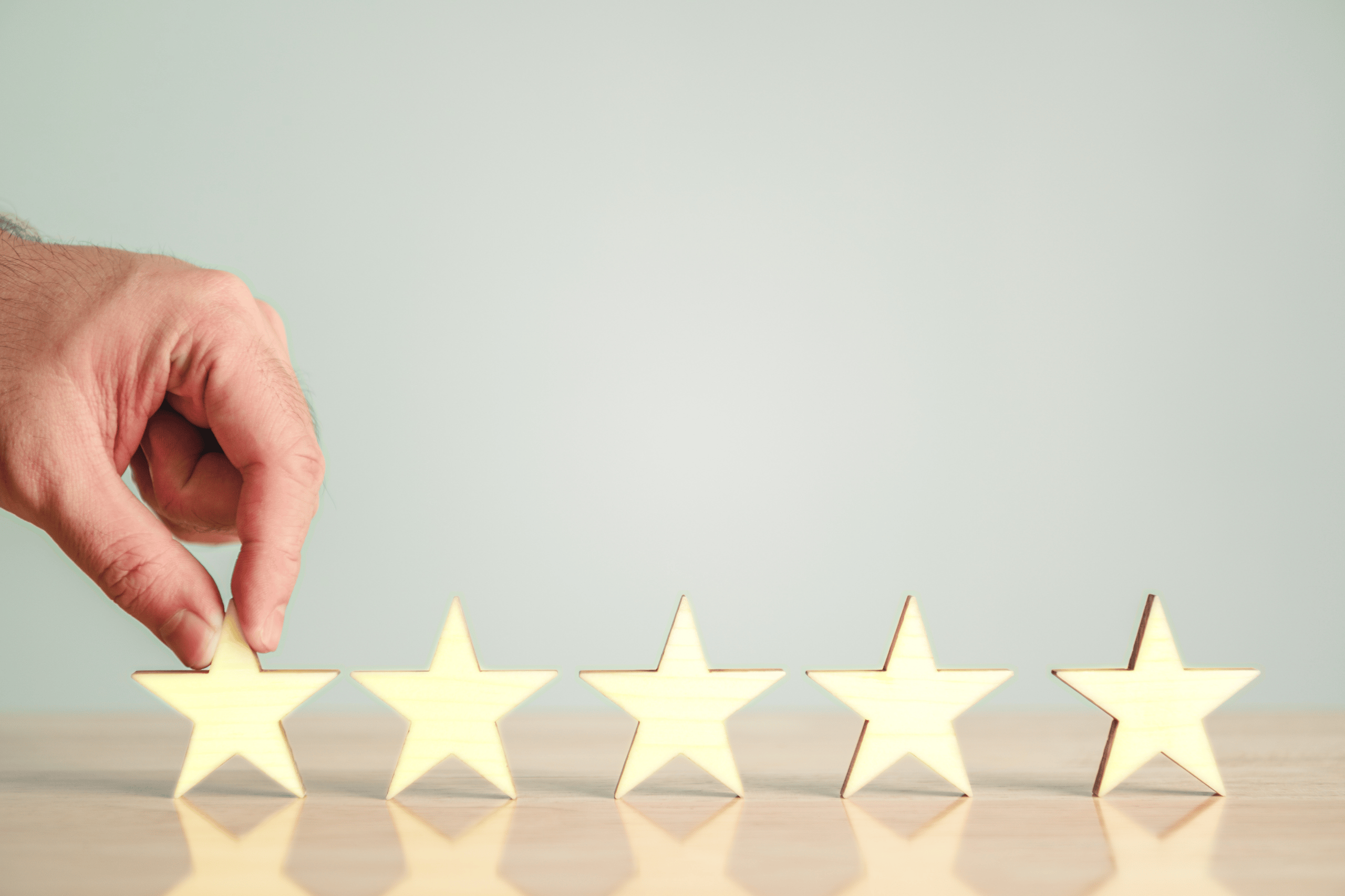 "An image of a five-star rating displayed on a digital screen, symbolizing high-quality customer experience, service excellence, and positive feedback." "An image of a five-star rating displayed on a digital screen, symbolizing high-quality customer experience, service excellence, and positive feedback."