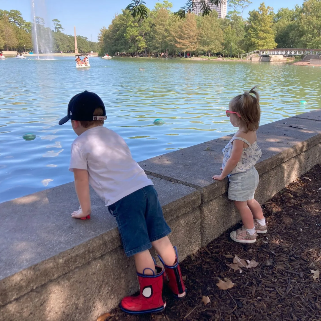 Children at a water park Children at a water park