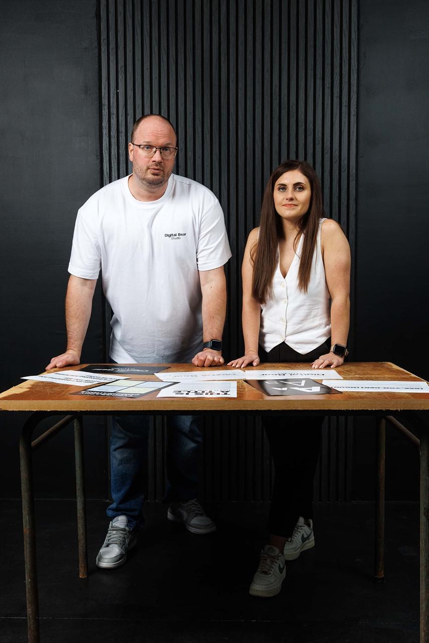 Adam Standing and Nicole Rogers from Digital Bear Studio