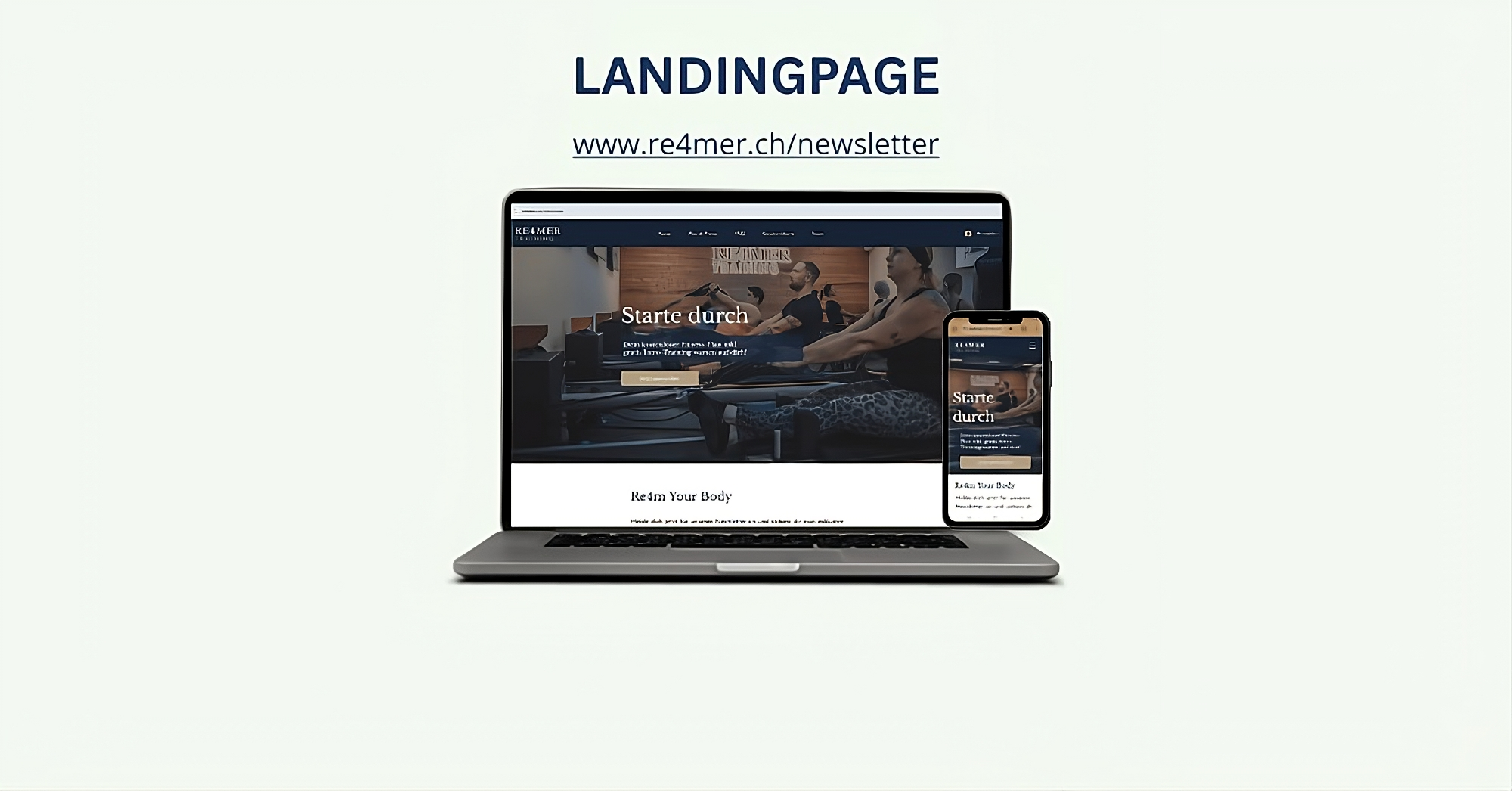 Reformer Landingpage