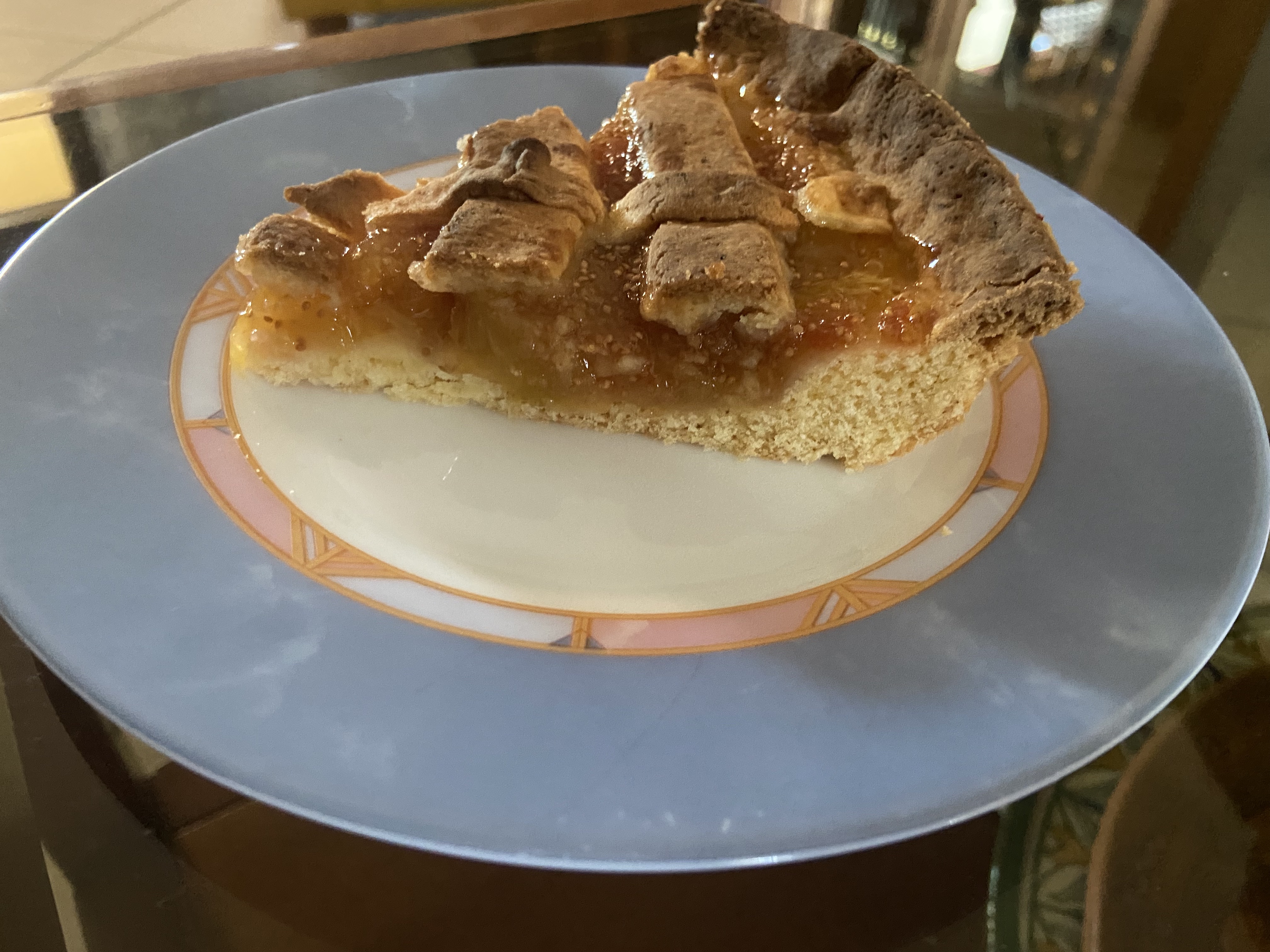 tarte, Figos Frescos ,Massa Quebrada Macia , sem gluten, sem leite ,sem acucar