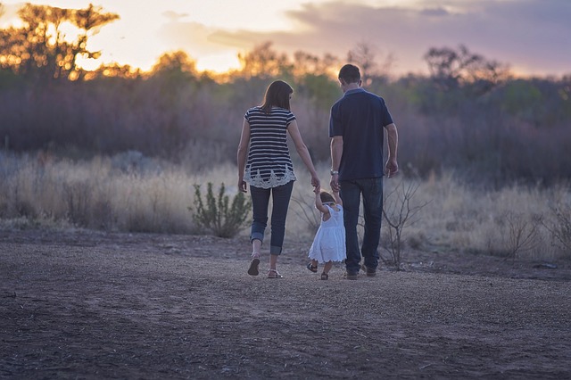family walk