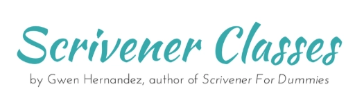 Logo for Gwen Hernandez's Scrivener classes website