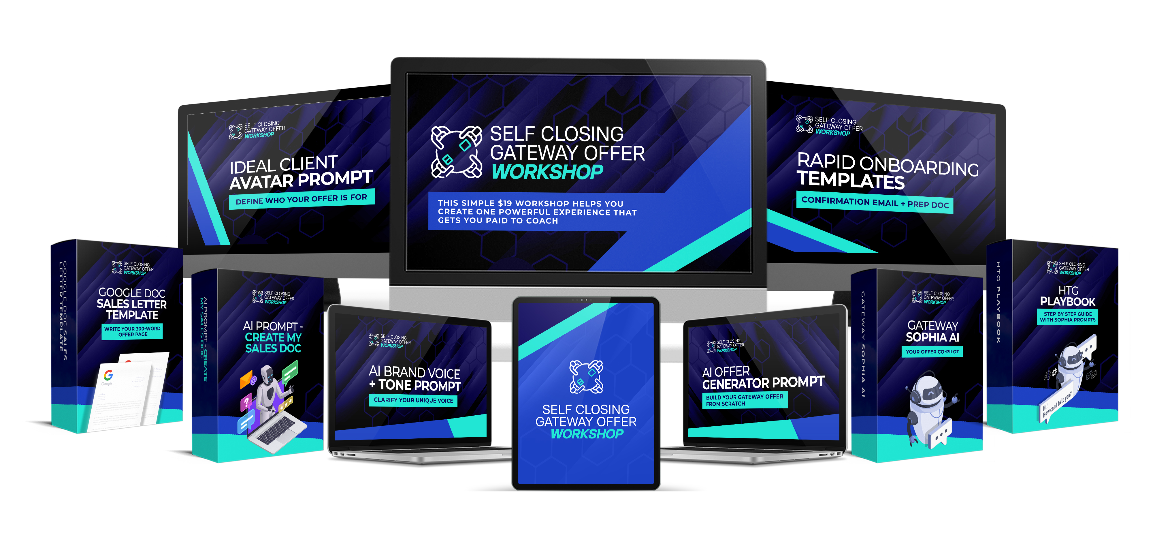 Self Closing Gateway Workshop Product Mockup